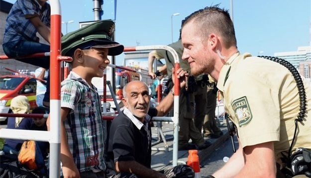 欧洲难民危机,叙利亚,感动,民众