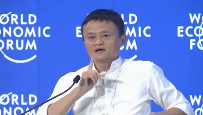 马云演讲,达沃斯