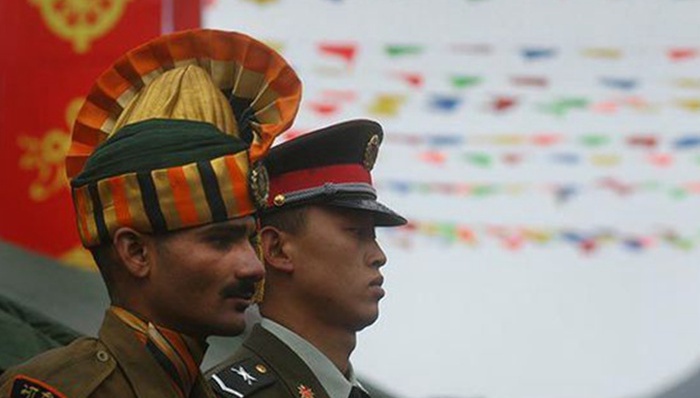 中印,军队,对峙