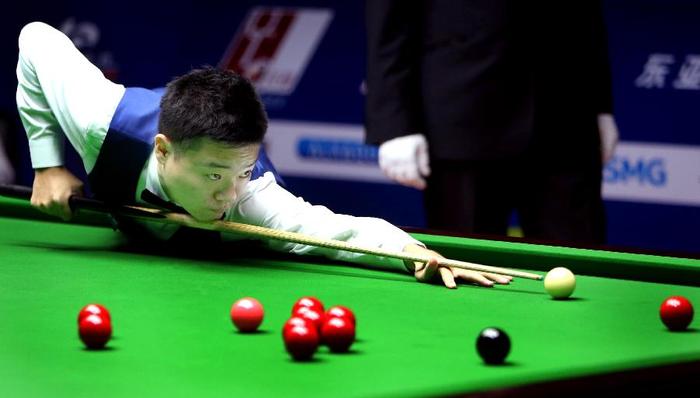 斯诺克上海大师赛 丁俊晖艰难战胜瑞恩·戴晋级八强