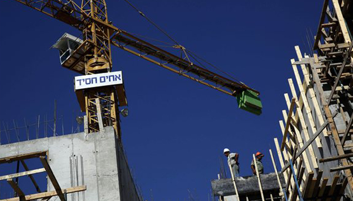 以色列,中国建筑工人