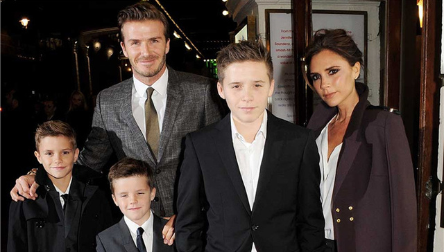 贝克汉姆家族品牌价值5亿英镑 每年还在增值