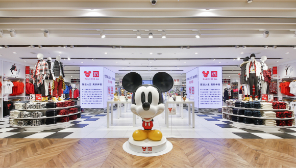 优衣库和迪士尼全球首家合作概念店