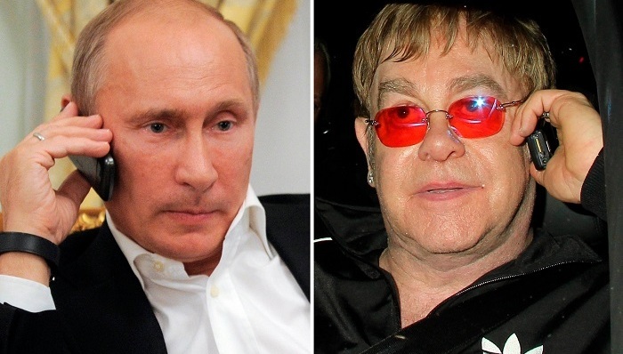 普京,艾尔顿·约翰,同性恋,同性婚姻
