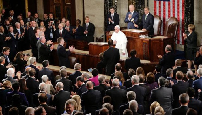 教皇,方济各,美国,国会