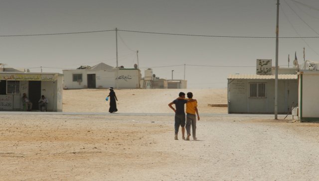 叙利亚,冲突,难民,难民营，扎阿塔利难民营