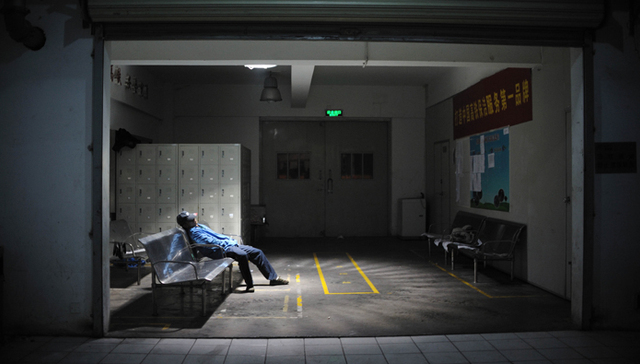 中国,工人,工作,小时