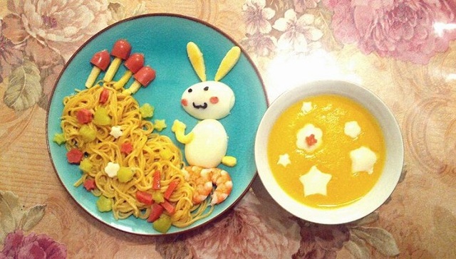 生活,儿童早餐,亲子