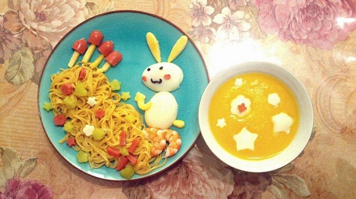 生活,儿童早餐,亲子