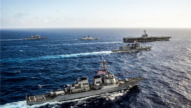 日本,美国,印度,马拉巴军演