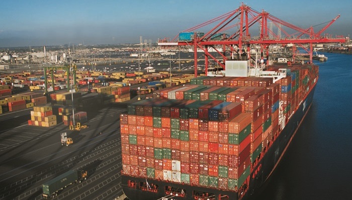 美国出港,空集装箱