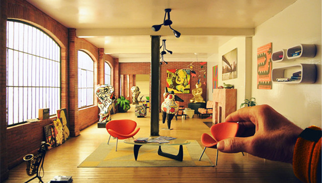 博物馆,里昂,袖珍,电影世界