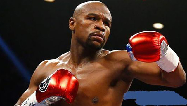 梅威瑟炫富新花式：晒出19年职业生涯获得的所有金腰带