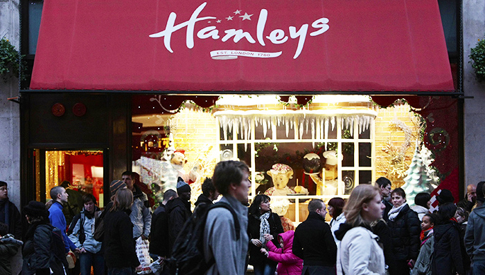 中国鞋履零售商千百度收购英国老牌玩具连锁哈姆雷斯