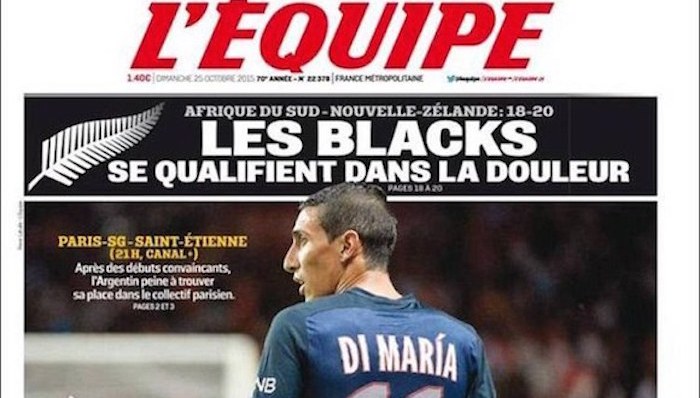 迷失在巴黎 迪马利亚依然找不到自己的翅膀