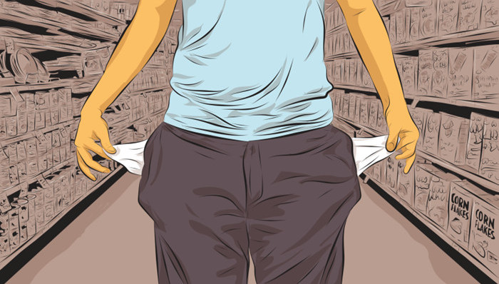 生活方式,穷人,富人,穷人花钱更多