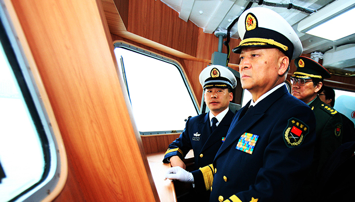 美舰擅入南海,海军司令员吴胜利