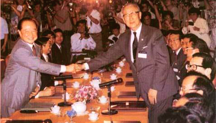 汪辜会谈,李光耀,汪道涵,辜振甫