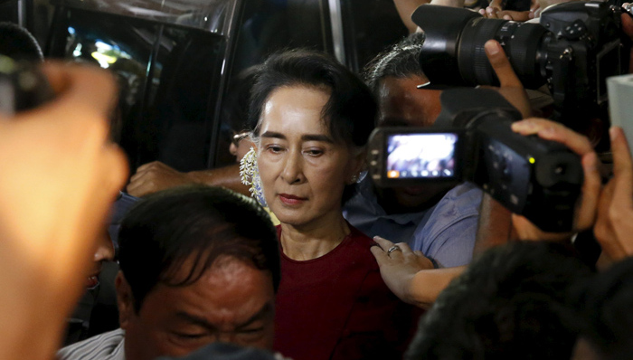 缅甸,选举,昂山素季