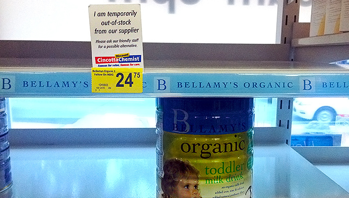 澳洲奶粉限购变严