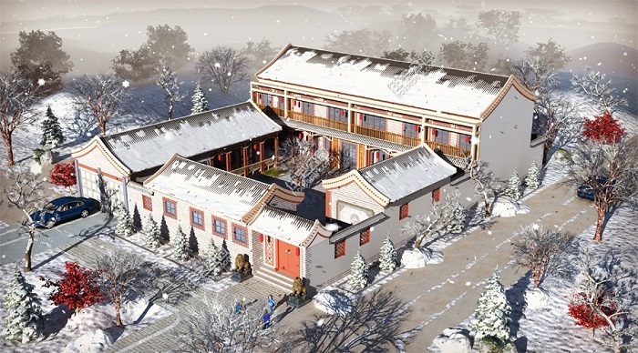 四合院,,建筑设计,结构