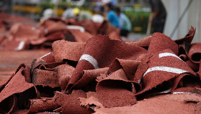 江苏,学校,塑胶跑道,有毒