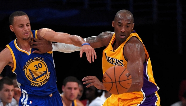 【NBA官网】回顾科比VS库里十二次正面交锋 老科8胜4负