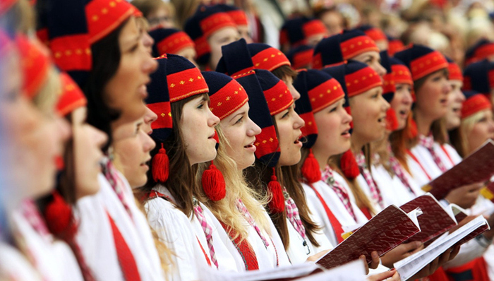 爱沙尼亚,歌唱革命,音乐,民间音乐