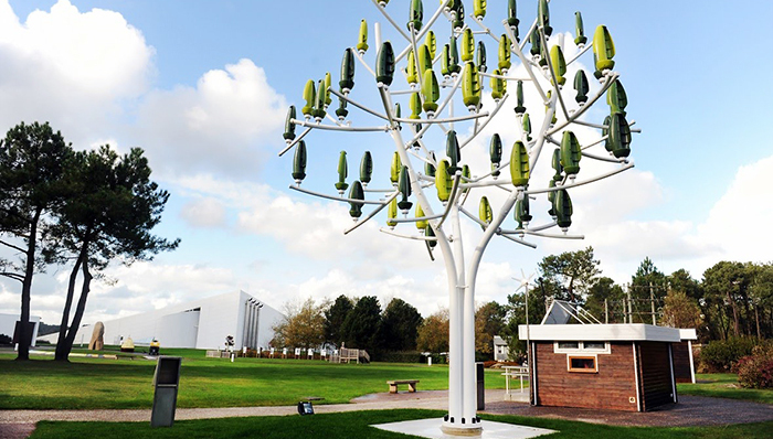 风力发电树