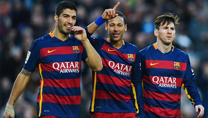 梅西,内马尔,苏亚雷斯,西甲,FIFA金球奖