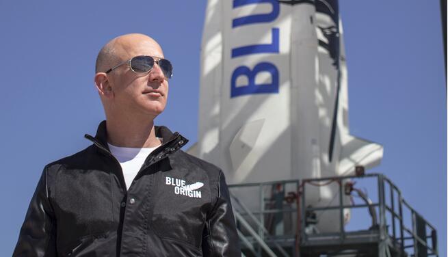 蓝色起源,SpaceX,贝索斯,马斯克,太空竞赛