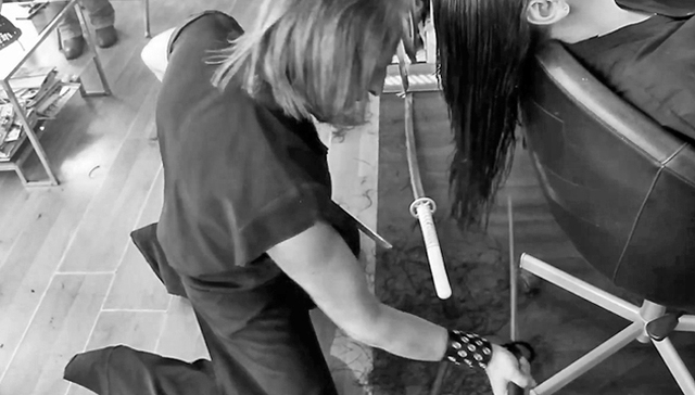 理发,,发型,,奇葩,,忍者,,剑,,火,,爪,,陶德,,剪刀手,,爱德华,,西班牙,,马德里,,转