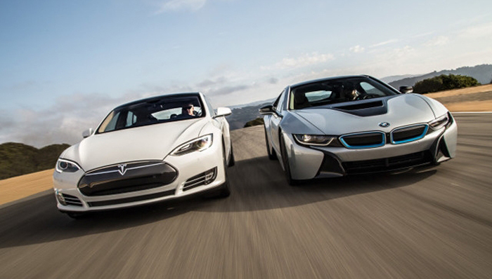 特斯拉,宝马,电动汽车