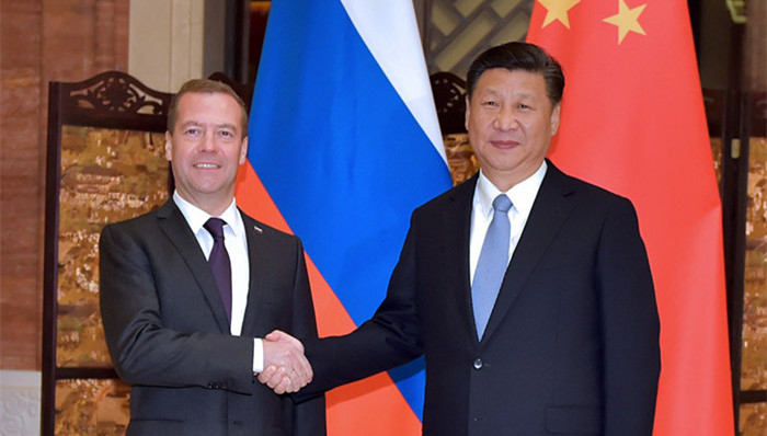 习近平,梅德韦杰夫,乌镇,夜游