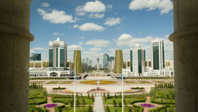 哈萨克斯坦,,中亚,,城市,,阿斯塔纳,,最荒凉,