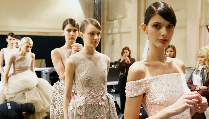 巴黎时装周,模特