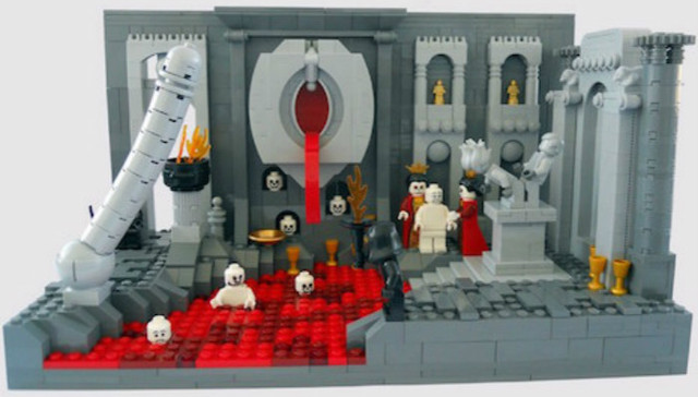 我用乐高搭出了但丁的九层地狱