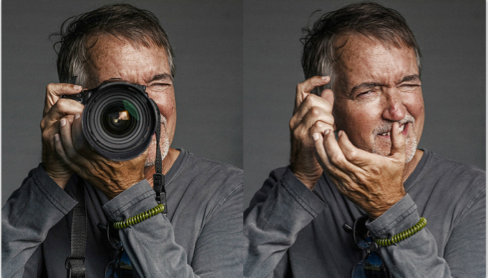 给人拍照时，相机后你的表情居然是这样的。。。