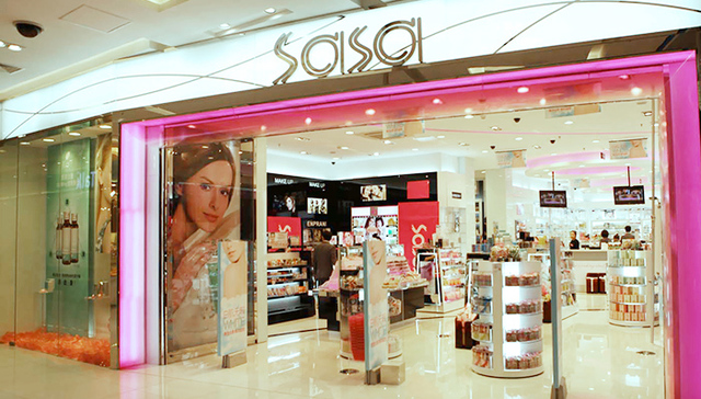 莎莎内心新开O2O门店