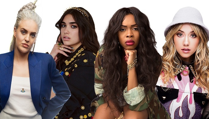 2016年星途坦荡的美国流行女歌手