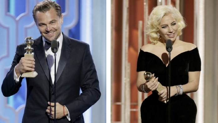 金球奖揭晓，小李子如愿以偿夺影帝，lady Gaga首次提名成视后