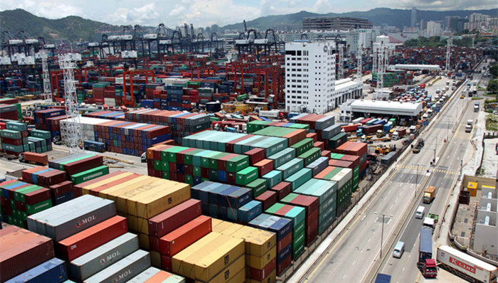 香港,港口,吞吐量,13年,新低