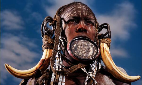 非洲,唇盘部落,摄影