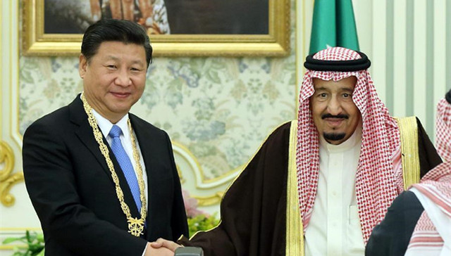 习近平,沙特,国王,会谈,西亚,北非