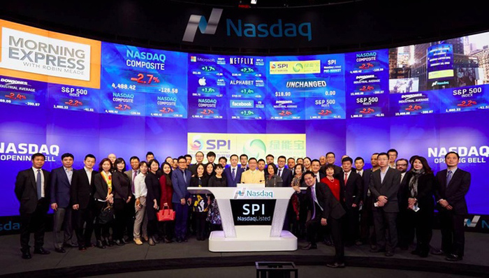 SPI绿能宝在争议声中转板登陆纳斯达克