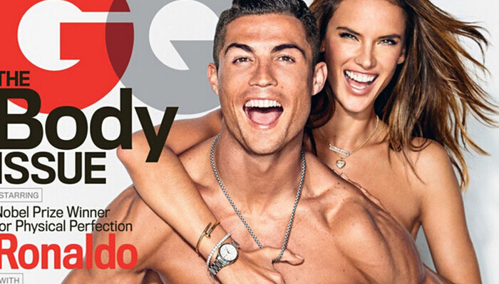 《GQ》封面上C罗的那几块性感腹肌可不靠PS