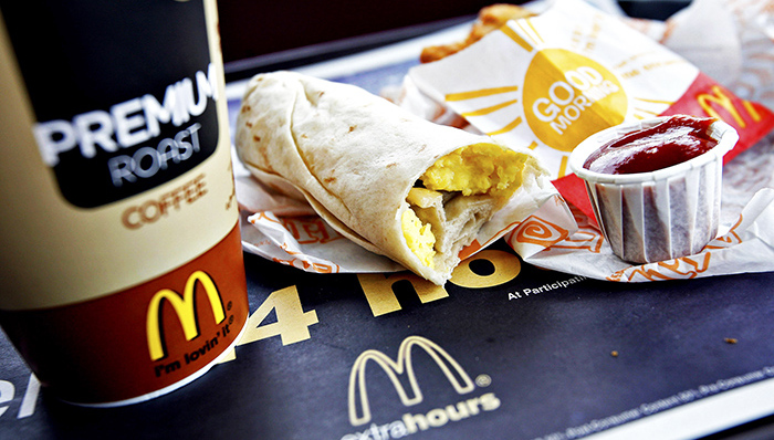 麦当劳四季度利润为12亿美元