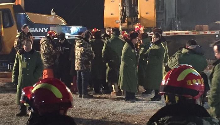 山东,平邑,,石膏矿,被困矿工