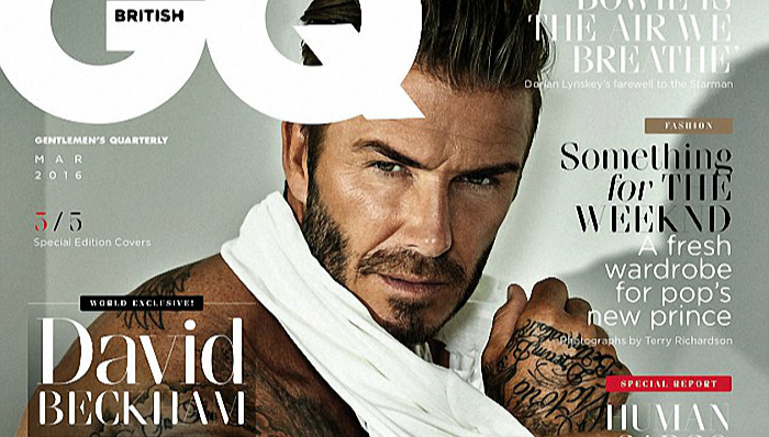 《GQ》三月刊将展现贝克汉姆的多面人生