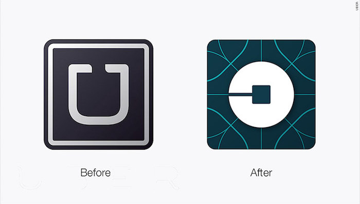 Uber；视觉形象；logo；